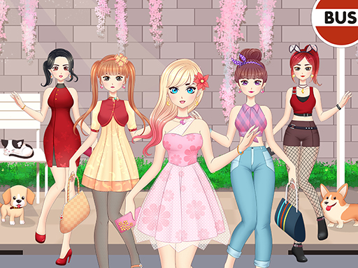 Image Anime Girls Dress Up Game