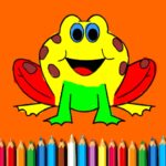 BTS Funny Frog Coloring Book