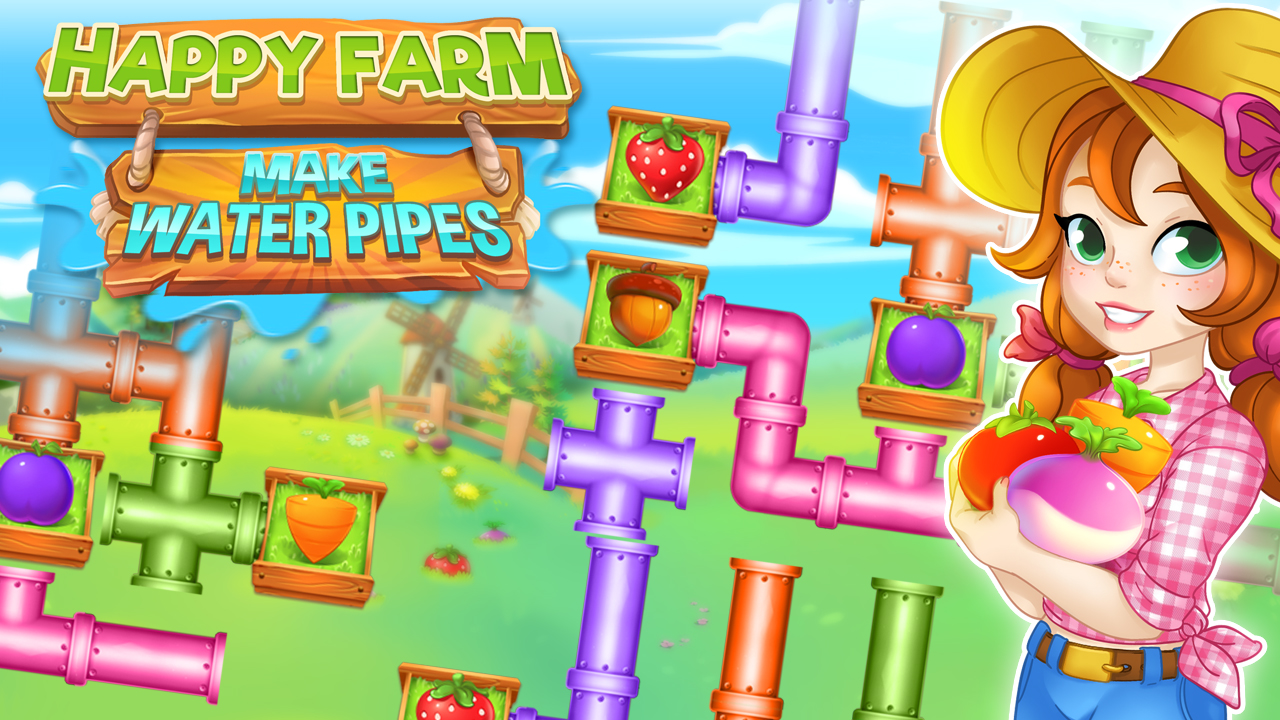 Image Happy farm make water pipes