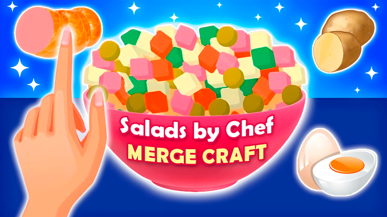 Image Salads by Chef. Merge Craft