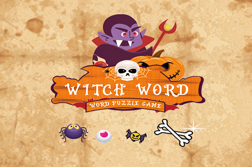 Image Witch Word:Halloween Puzzel Game