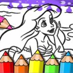 Ariel The Mermaid Coloring Book