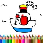 BTS Boat Coloring