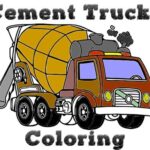 Cement Trucks Coloring