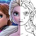 Color By Number With Frozen II