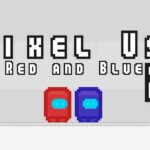 Pixel Us Red and Blue 2