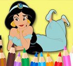 Coloring Book: Princess-jasmine