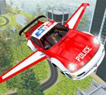 Flying Car Game Police Games